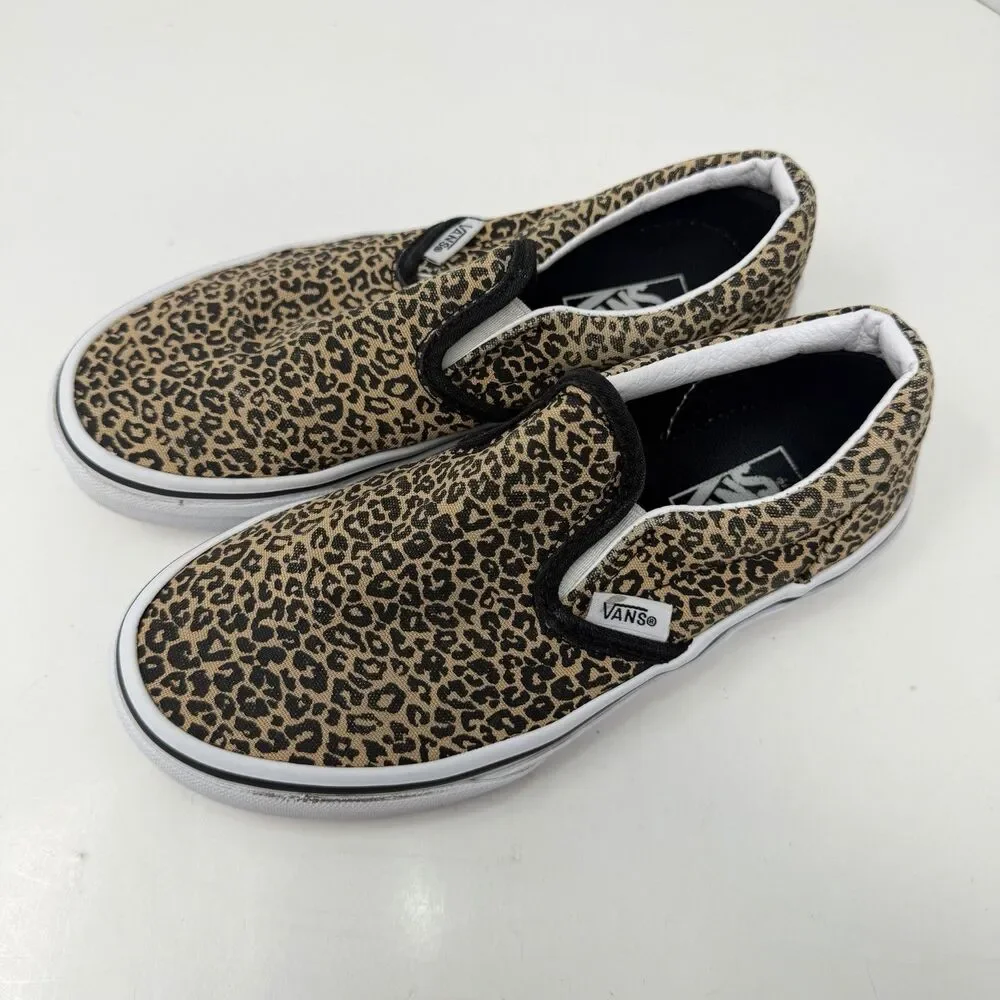 Vans Slip-On Leopard Print Shoes 4001149359 Kids Size 1.5